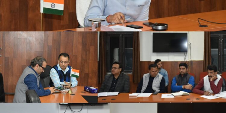 DC Reasi reviews progress of Mission YUVA; Status of Jamabandi Digitisation