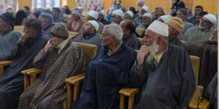 SWD Bandipora organizes awareness programme for Senior Citizens at Hajin