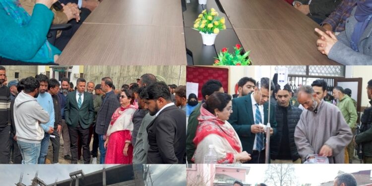 DC Anantnag visits GMC, Associated Hospital Anantnag