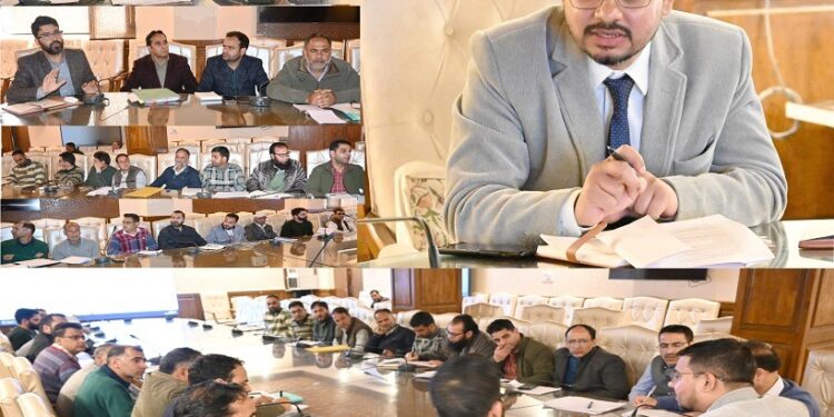 DC Kulgam reviews NABARD projects under RIDF Sector