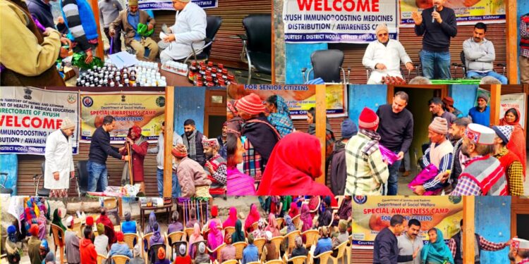 SWD organises Health cum Awareness Camp for Senior Citizens at Paddar