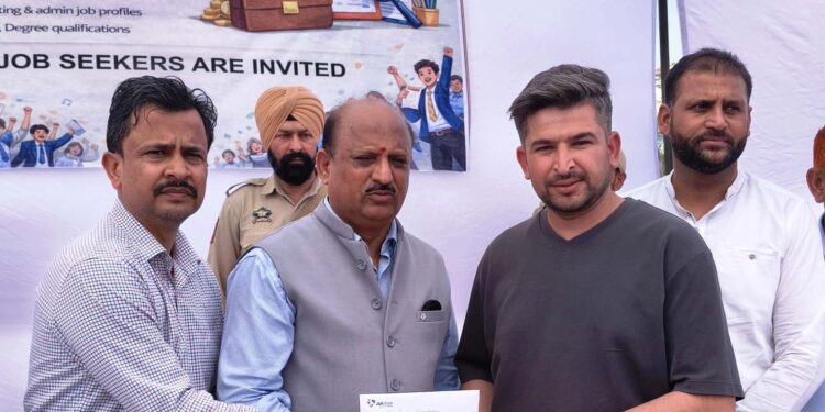 Over 600+ vacancies offered at job fair organized by District Employment & Counselling Centre Samba