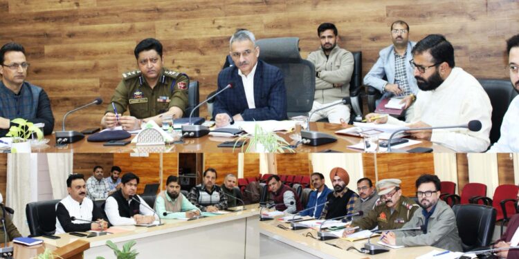 DDC Doda reviews arrangements for upcoming festivals