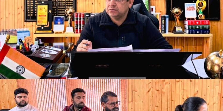 ADC Bhaderwah reviews progress of Jal Shakti, irrigation works