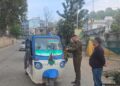 MVD Rajouri conducts traffic enforcement drive