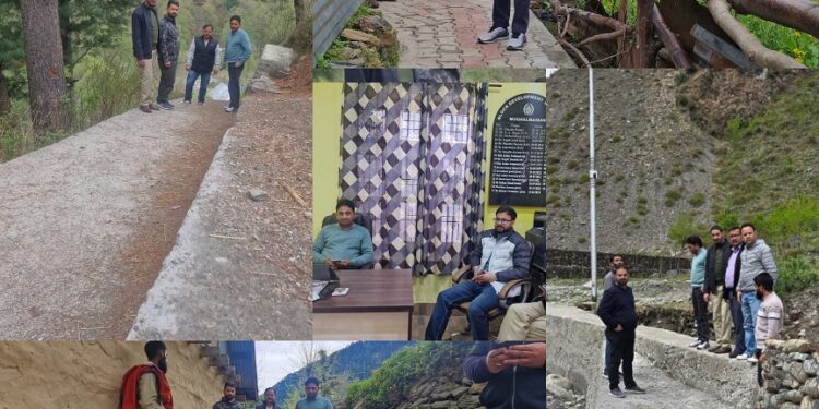 ACD conducts field inspection in Block Inderwal; reviews office functioning at Block Office Mughalmaidan