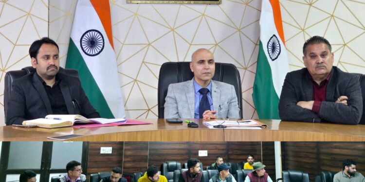 DC Kishtwar reviews progress of DWSM, JJM & SBM-G initiatives