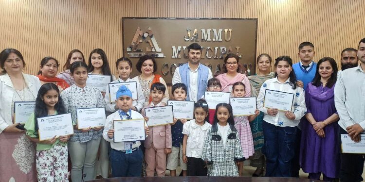 JMC felicitates winners of online poetry competition on Shaheedi Diwas
