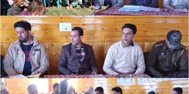 ADC Handwara chairs Grievance Redressal Camp on Digital Jamabandis at Ramhall