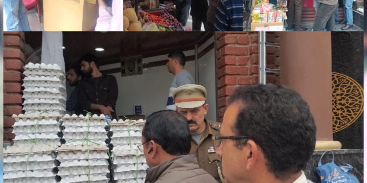 Intensive market checking conducted in Doda Town ahead of Eid-ul-Fitr, Navratra
