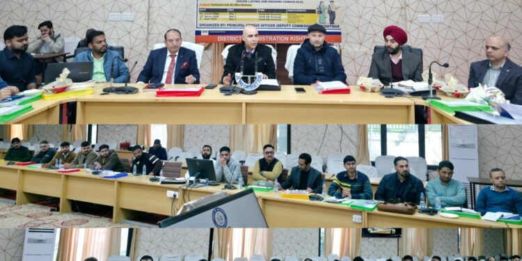 District admin Kishtwar in collaboration with Directorate of Census Operations launches 3-day training program for Census 2027