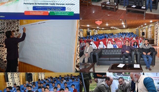 Special Phase event at Mini Secretariat Kulgam Marks 150 Years of Vande Mataram