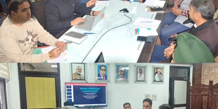 DC Poonch reviews performance of Urban Local Bodies