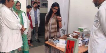 Mission Director NHM inspects healthcare services at Nagrota, Rehari Centers