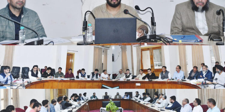 DDC Rajouri reviews progress of development works, flagship schemes