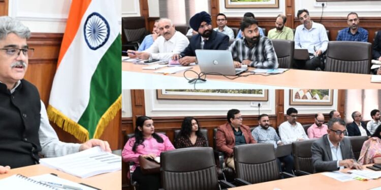 Chief Secy reviews Mission YUVA progress across J&K districts