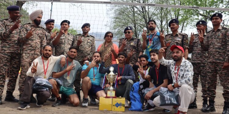 87th CRPF Anniversary Volleyball Tournament 2026 concludes at Chanderkote