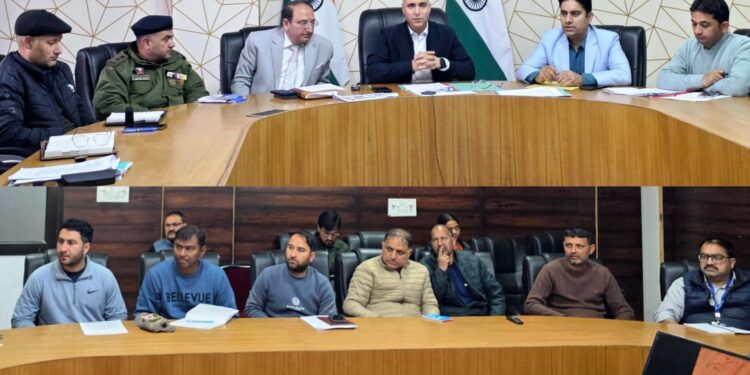DC Kishtwar chairs District Telecom Committee meeting