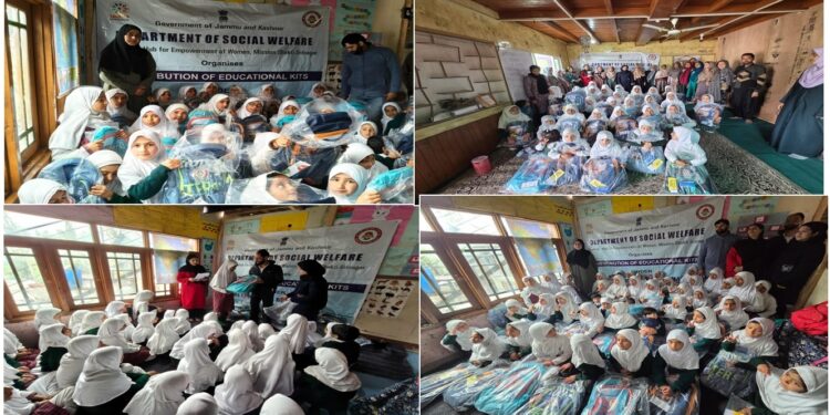 SWD Srinagar continues Educational Kit Distribution Drive