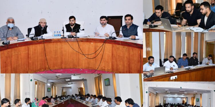 DDC Rajouri reviews progress of RDD works