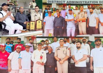 Doda: District Police defeats DHS in promotional Cricket Match held under Nasha Mukt Abhiyan