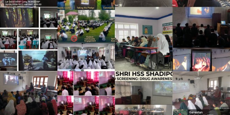 District Admin Bandipora organises Awareness Programmes under Nasha Mukt Abhiyan