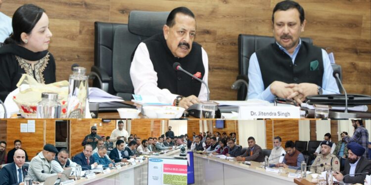 Dr. Jitendra Singh chairs DISHA meeting; reviews development projects, pushes for timely execution