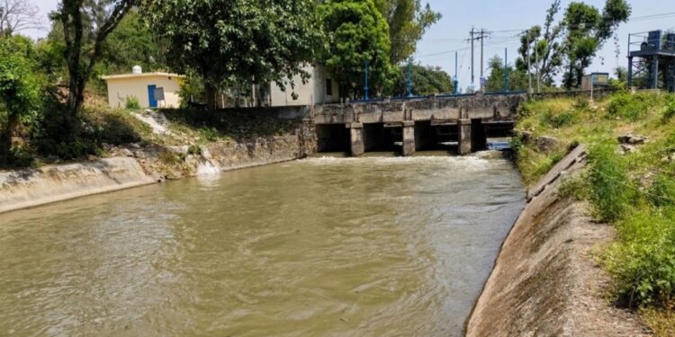Water released in Kathua Canal after completion of permanent restoration works