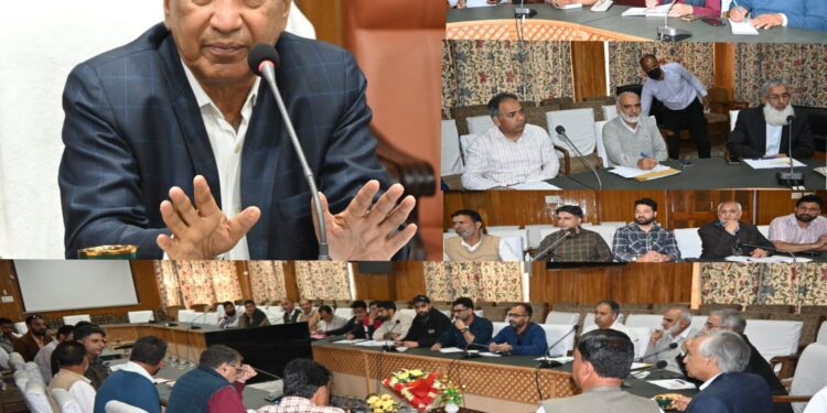 M.Y. Tarigami chairs review meeting on Power Supply issues of Kulgam Constituency