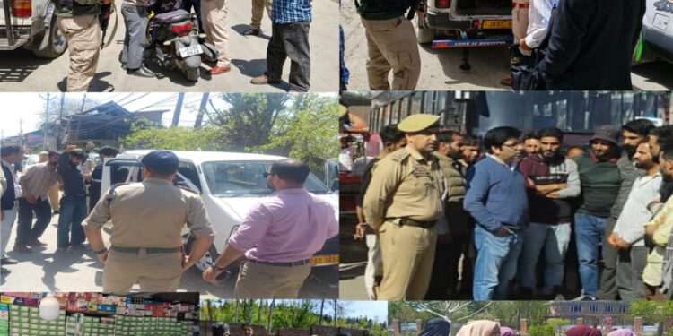 District Admin Kupwara conducts Enforcement Drives under ongoing Nasha Mukt JK Abiyan