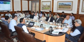 CS reviews progress and implementation of HADP Programme sees establishment of 1.11 Lakh Units, Generating ₹368 Cr in Revenue and 2.45 Cr man-days of Employment JAMMU, APRIL 25: Chief Secretary, Atal Dulloo chaired a review meeting to assess the progress and performance of the Holistic Agriculture Development Programme (HADP) in Jammu and Kashmir in the presence of senior officers of the Agriculture Production Department and other concerned stakeholders. The meeting besides ACS, Agriculture Production Department and MD, J&K Bank was attended by the MD, HADP; HoDs of the Department along with Representatives from Agricultural Universities here. The meeting had an in depth review of the programme covering establishment status, key performance indicators, financial returns, employment generation and district-wise outcomes.  The Chief Secretary noted that the programme reflects strong financial viability, with a government subsidy of around ₹450 crore expected to be recovered within approximately 2.6 years through enhanced farm incomes. He directed the department to intensify outreach efforts and ensure greater inclusion of eligible farmers, particularly in districts with lower coverage.  The Chief Secretary laid strong emphasis on the importance of adopting a data-driven, district-specific approach to improve conversion from approvals to unit establishment, which currently stands at around 25 percent. The Chief Secretary emphasized the need to further improve training coverage and capacity building to enhance productivity and sustainability. He reiterated that HADP has the potential to transform the agricultural landscape of J&K by enhancing farmer incomes, generating employment and promoting sustainable agriculture here. He called for ensuring sustained momentum, effective convergence and focused interventions to maximize its impact across the length and breadth of the UT. Moreover he issued directions for faster conversion of approved applications into established units. He enjoined upon the concerned to lay focus on improvement in farmer registration and eKYC completion, strengthening of district-level monitoring and accountability, time-bound grievance redressal and scaling up of high-value agricultural activities to make this programme a success. Regarding the functioning of Kisan Khidmat Ghars (KKGs), he directed for strengthening them further by improving licensing and expanding service delivery, including onboarding of banking and digital services at these centres. On this occasion the ACS, Agriculture Production Department, Dr Ashish Chandra Verma gave the overall preview of the performance of this programme here. He apprised the meeting that HADP has so far facilitated the establishment of more than 1.11 lakh units across all 20 districts, benefiting 74,589 unique farming families.  He further observed that while the programme has achieved full geographic coverage, the overall coverage remains around 8.1 percent of the PM-Kisan beneficiary base, thereby leaving a substantial scope for the department to work for its expansion and optimal utilization to meet our targets on time. The Managing Director, J&K Bank, Amitava Chatterjee also presented a detailed roadmap aimed at maximizing benefits for farmers under HADP. He highlighted key suggestions pertaining to digital interventions, including integration and onboarding of various stakeholder platforms onto the HADP portal to enhance efficiency and outreach.  He further assured full support and closer institutional synergy with the Agriculture Production Department to ensure seamless implementation of the programme and achievement of its envisaged objectives across all districts of J&K. The MD HADP, Dr. Sagar Doifode Dattatray elucidated that the programme has generated an estimated annual revenue of ₹368 Cr and annual profit of ₹173 Cr at the beneficiary level, translating into an average income enhancement of about ₹25,000 per family per year, besides creating over 2.45 crore man-days of employment across 287 blocks and more than 5,100 villages and wards. Revealing about the implementation quality, the MD gave out that about 92.9 percent of the units are functional and nearly 99 percent units are verified as existing, while 68.3 percent beneficiaries have undergone training under various components.  The meeting also reviewed district-wise performance, wherein districts such as Kulgam, Ganderbal and Shopian have recorded higher coverage, while districts like Poonch, Kishtwar and Reasi were identified as needing focused intervention.  It was further observed that large-scale projects such as Integrated Farming Systems, farm mechanization and fodder development are driving scale under HADP, while high-value sectors like dairy and agri-marketing offer higher returns and require scaling up through improved approval mechanisms. The progress of the Kisan Khidmat Ghar (KKG) network was also reviewed. It was informed that 1,807 KKGs are functional across the Union Territory, serving over 8 lakh farmers with 96 percent fund utilization, and generating a combined monthly revenue of about ₹43.52 lakh.  It is pertinent to mention that HADP encompasses a comprehensive portfolio of 29 integrated projects spanning the sectors of horticulture, agriculture and livestock husbandry, each strategically designed to unlock the full potential of these domains and steer the sector towards enhanced sustainability, profitability and resilience.  With access to over 171 schemes and activities, the programme seeks to empower farmers, agri-entrepreneurs and rural youth through a structured framework of financial incentives, skill development, infrastructure creation and strengthened market linkages.