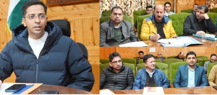 DDC Shopian reviews preparation of District CAPEX Budget 2026–27