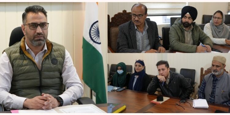 ADC Ganderbal reviews implementation of SEHAT scheme
