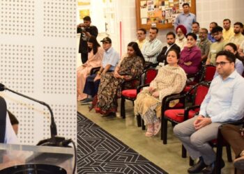 CS inaugurates 3-day ‘The Meanderings’ exhibition at Kala Kendra Jmu
