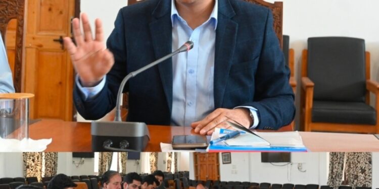 DC Anantnag chairs Revenue review meeting