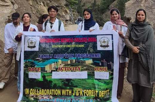 GMC Doda organises plantation drive at Village Puneja under ‘One Health’ initiative