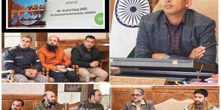 Div Com Kashmir reviews Flood Mitigation measures