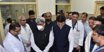 Chief Secretary visits Road Accident Victims at GMC Udhampur