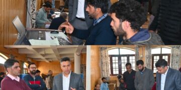DC Anantnag inspects Revenue Record Digitisation Section