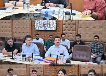 Deputy Chief Minister chairs Sub-Committee meet on Gair Mumkin Khads in Jammu