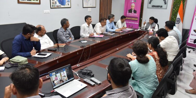 DC Udhampur reviews progress of Panchayat Electoral Roll revision