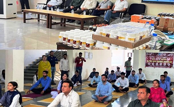 Medical Camp, Yoga awareness program held at Govt Polytechnic Reasi