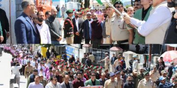 Mega Awareness Rally held in Doda to promote drug-free society, sense of social responsibility