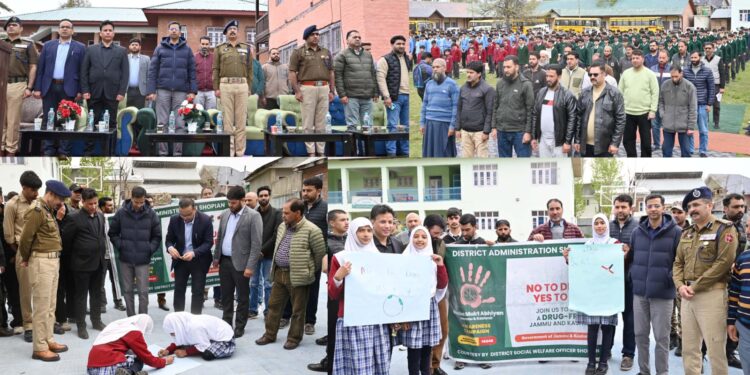 100 Day ‘Nasha Mukt Jammu & Kashmir’ Campaign commences in Shopian