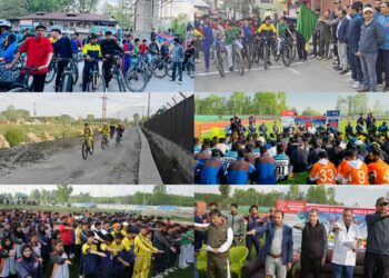 District Ganderbal holds Cyclothon to champion Fitness and Drug-Free Living among Youth