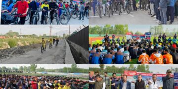District Ganderbal holds Cyclothon to champion Fitness and Drug-Free Living among Youth