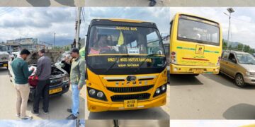 MVD Bandipora conducts special Enforcement Drive; Focus on School Bus safety