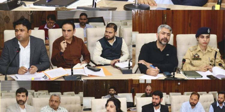 District NCORD meeting DC Srinagar, SSP review Anti-Drug measures; Call for intensified crackdown on Drug Networks