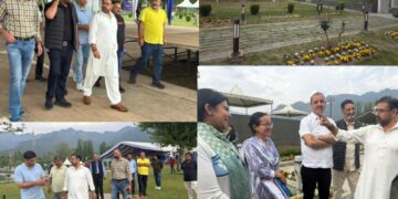 Satish Sharma reviews arrangements for National Chintan Shivir at SKICC