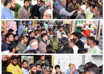 CEO SSCL inspects Goni Khan Market; Directs swift resolution of Civic Issues
